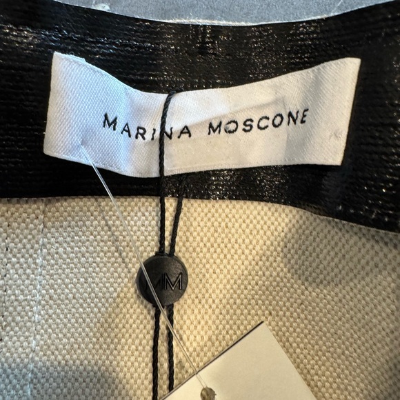 MARINA MOSCONE 
Cha Cha Coated Canvas Midi Skirt - Picture 6 of 7